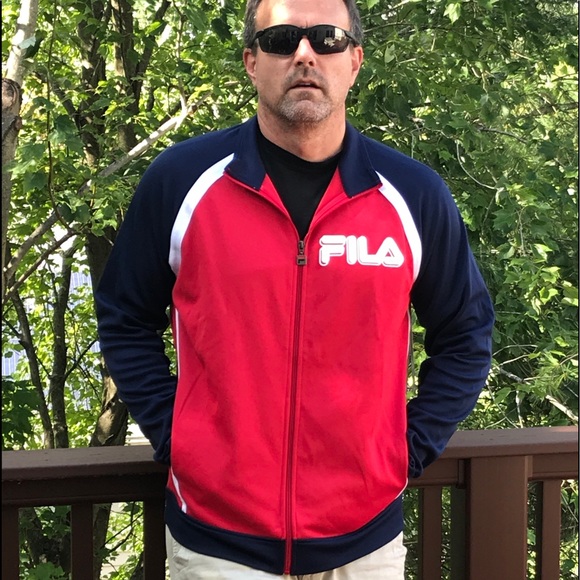 FILA Retro Logo Track Jacket - Picture 1 of 7